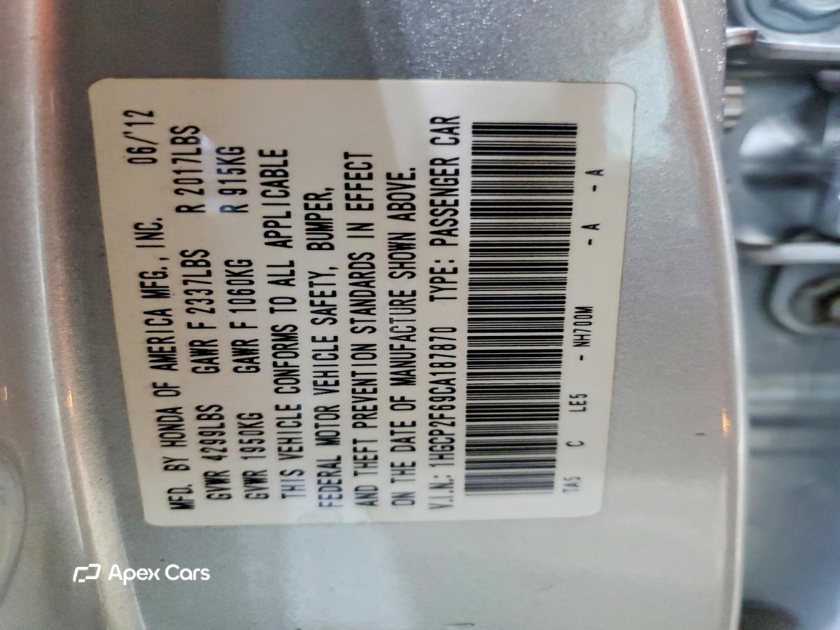 Honda Accord 2012