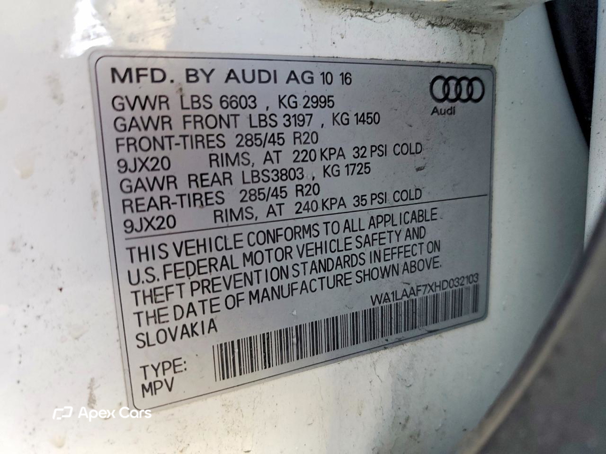 Audi Q7 2017