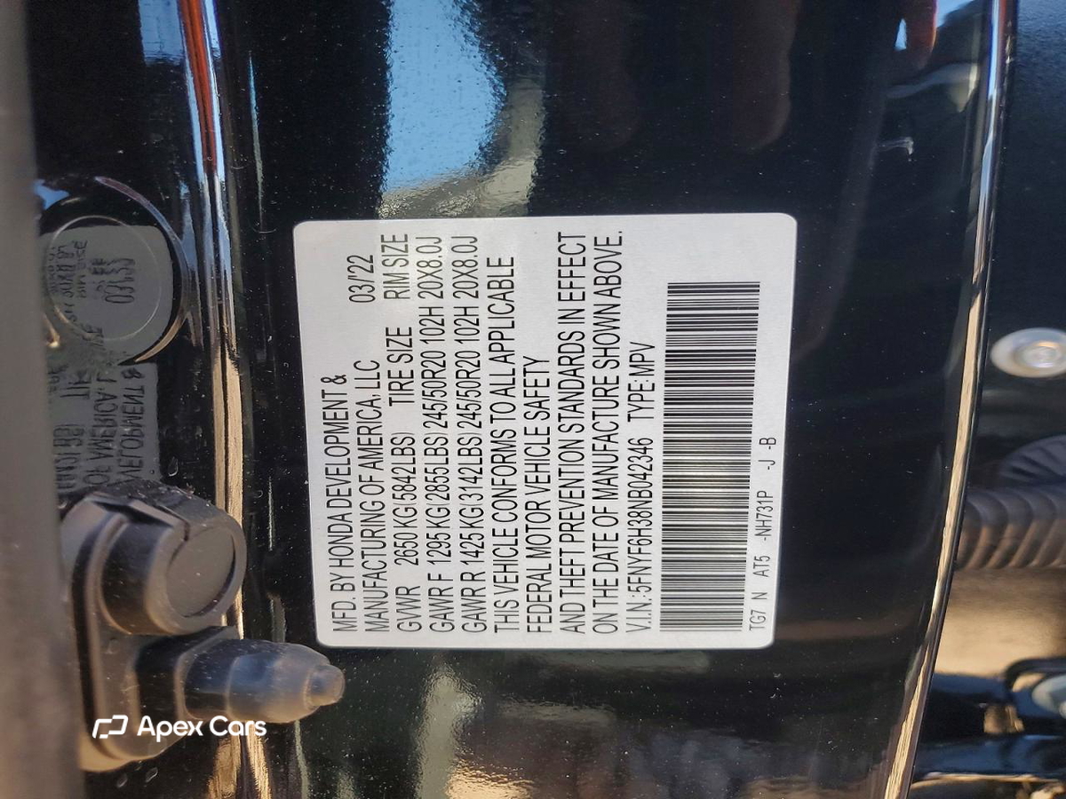Honda Pilot 2022