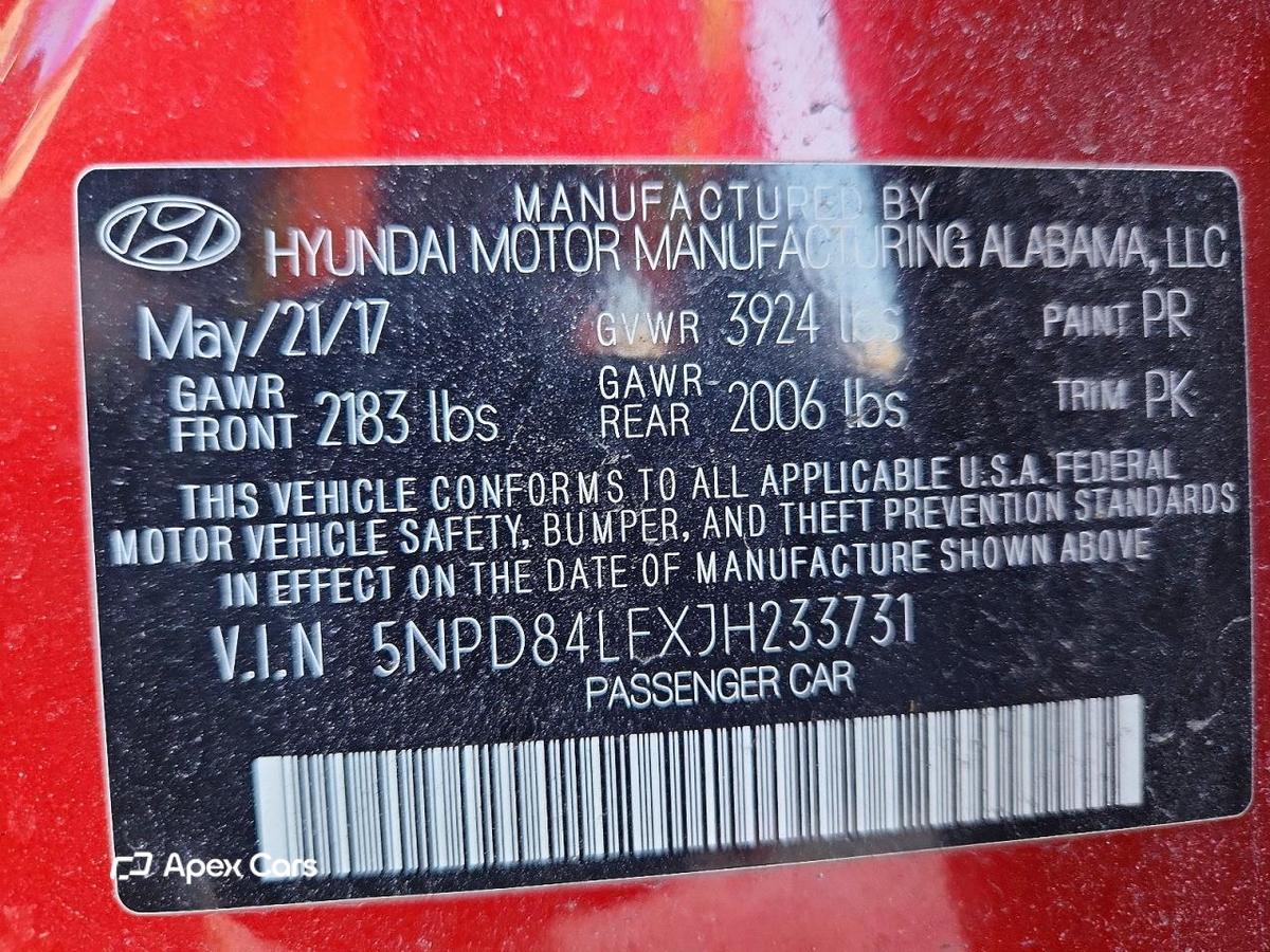 Hyundai Elantra 2018