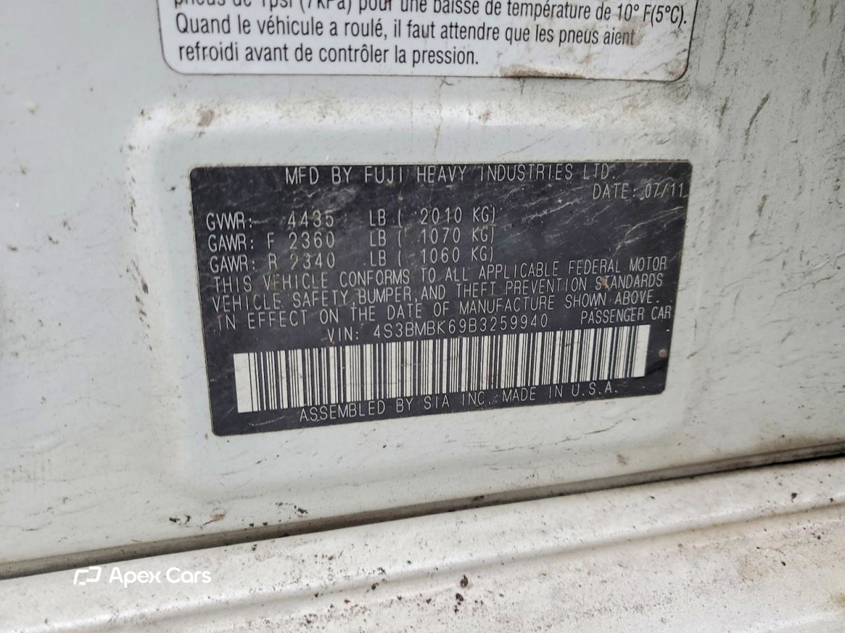 Subaru Legacy 2011
