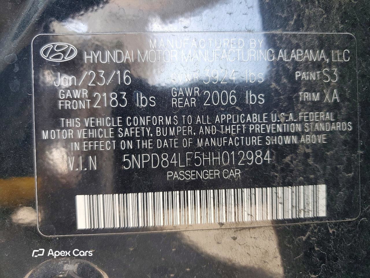 Hyundai Elantra 2017