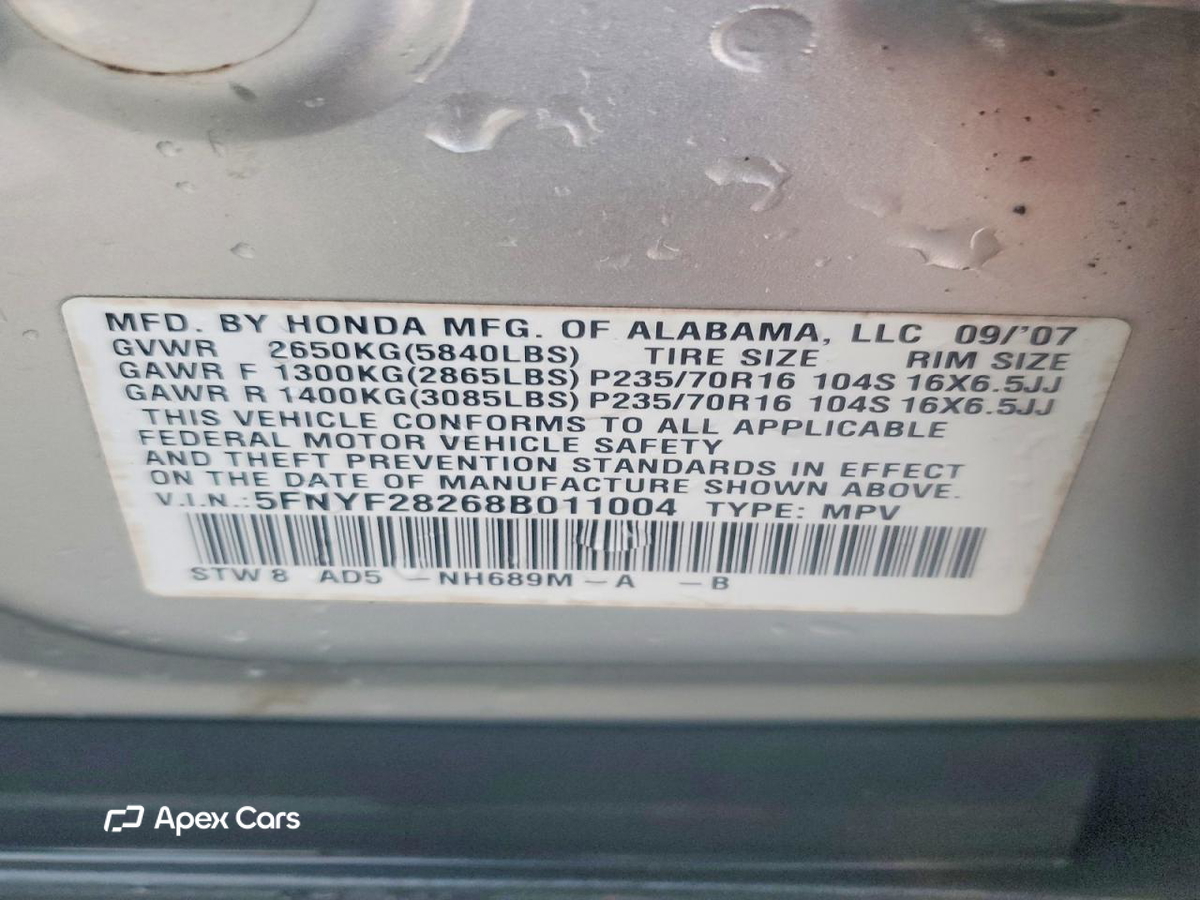 Honda Pilot 2008