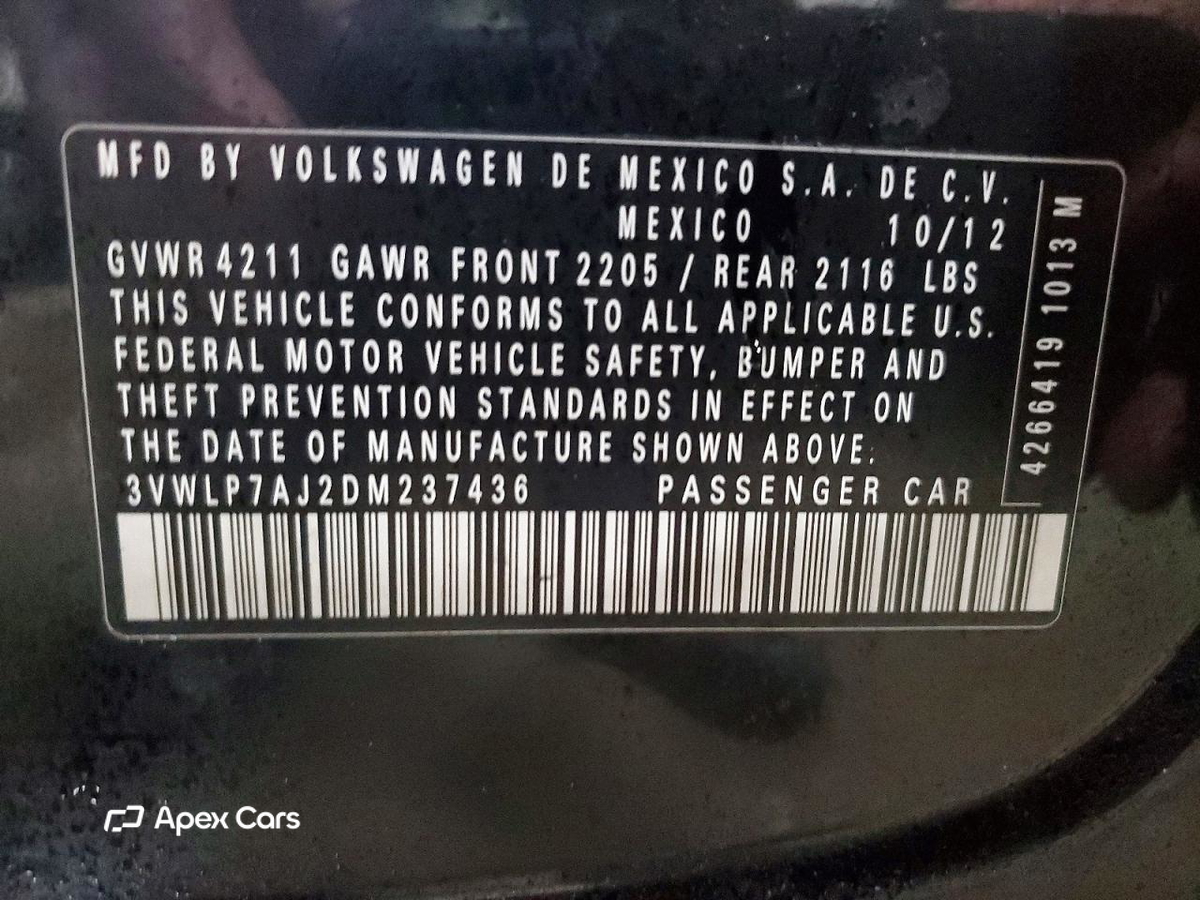 Volkswagen Jetta 2013