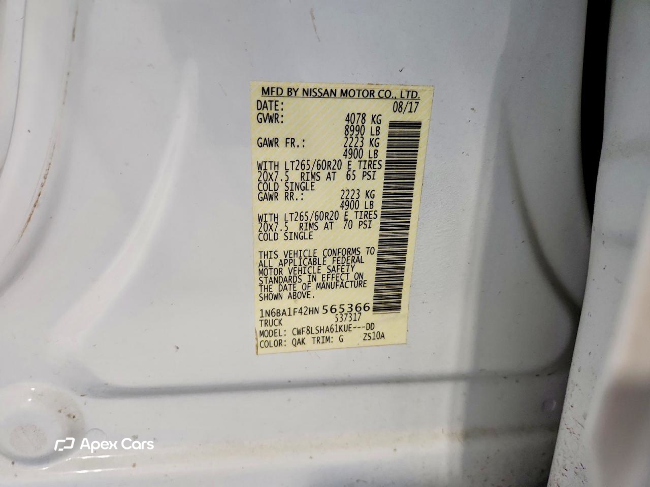 Nissan Titan 2017