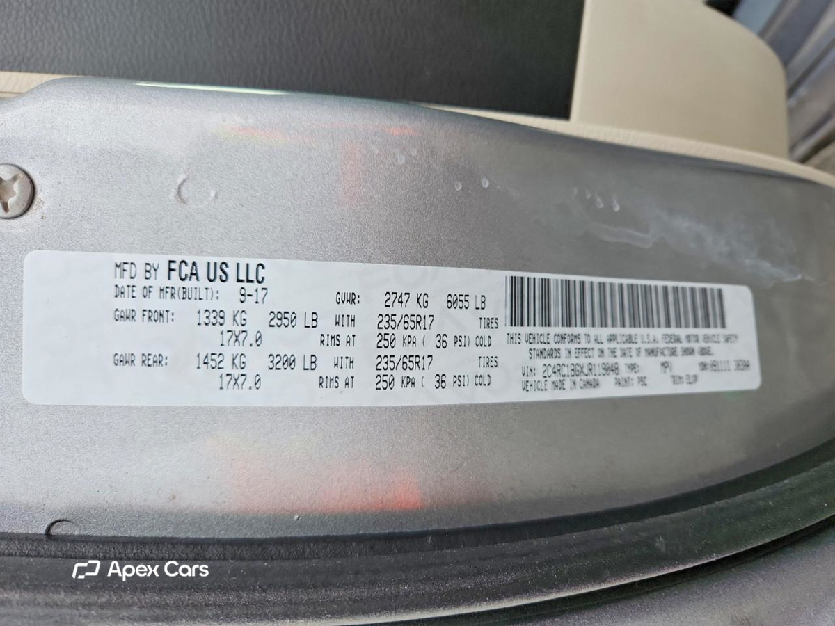 Chrysler Pacifica 2018