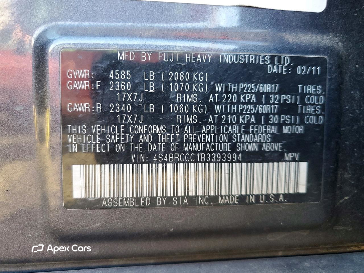 Subaru Outback 2011