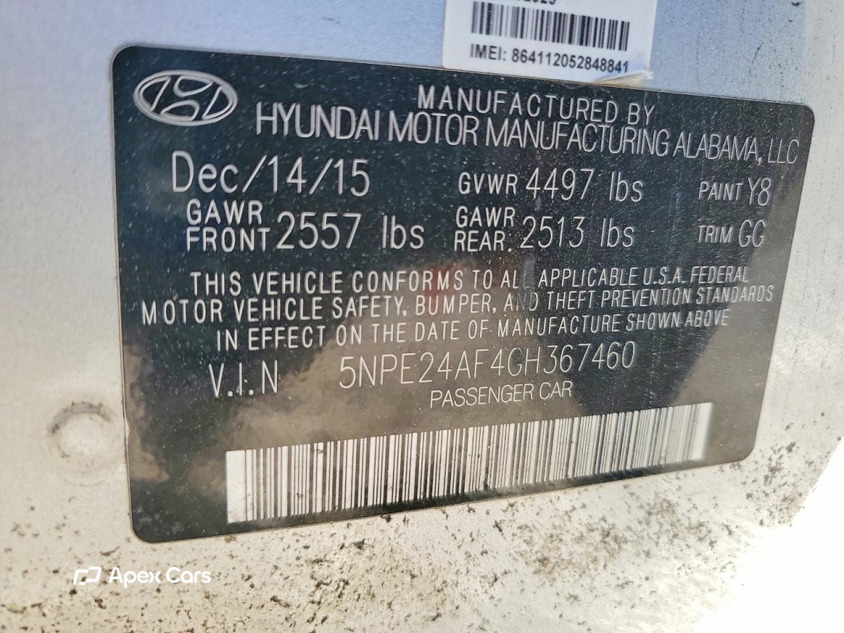 Hyundai Sonata 2016