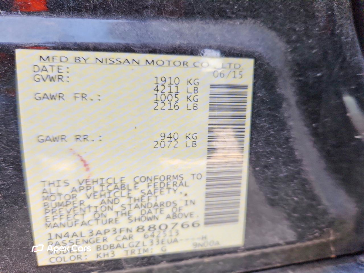 Nissan Altima 2015