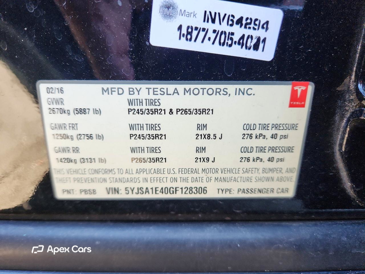 Tesla Model S 2016