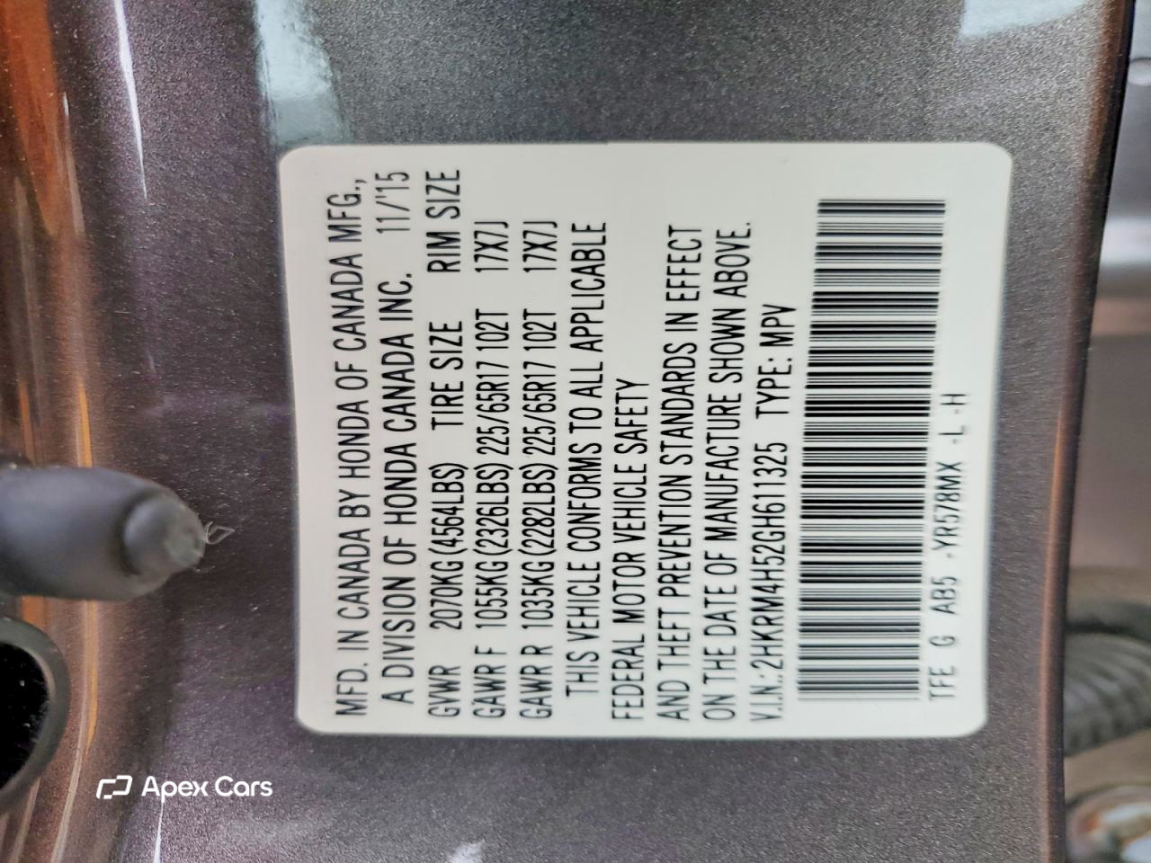 Honda CR-V 2016