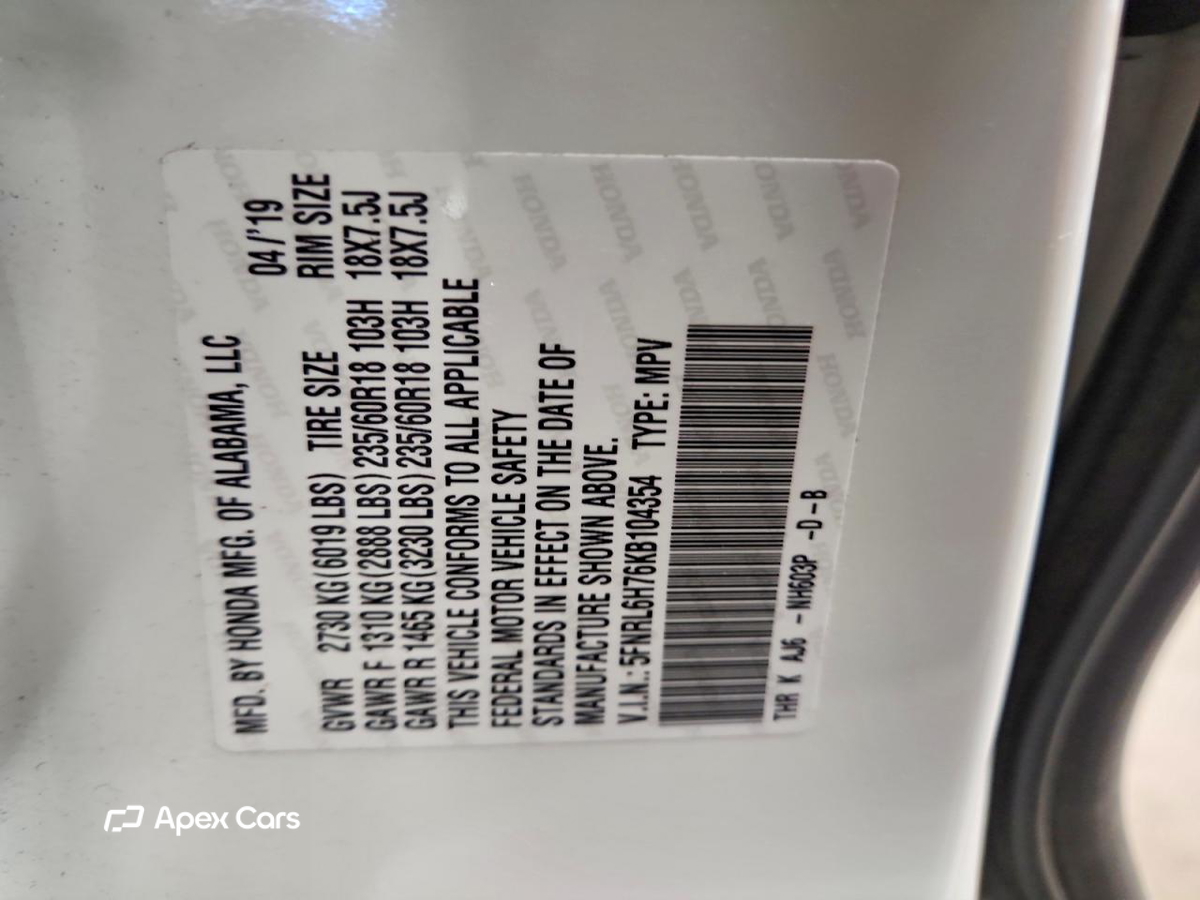 Honda Odyssey 2019