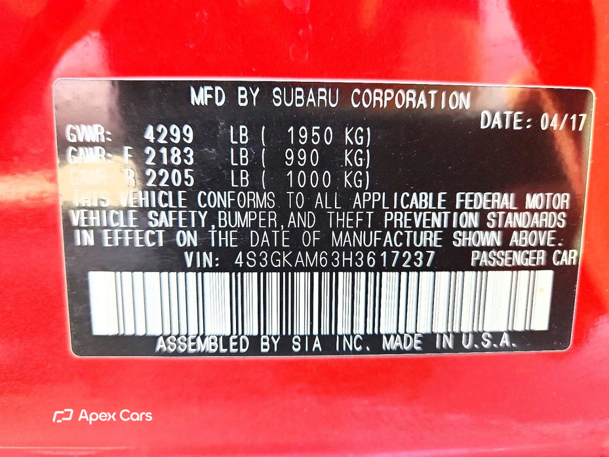 Subaru Impreza 2017