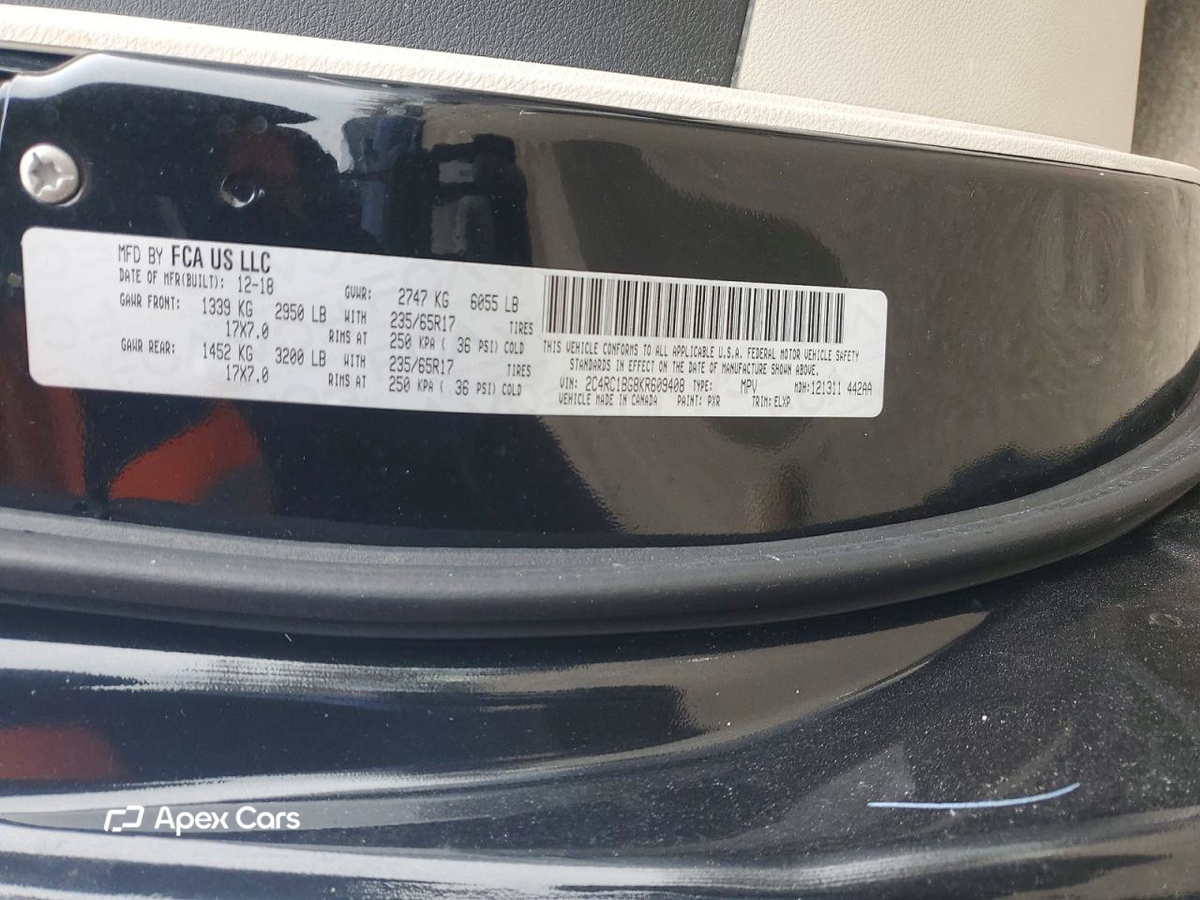 Chrysler Pacifica 2019