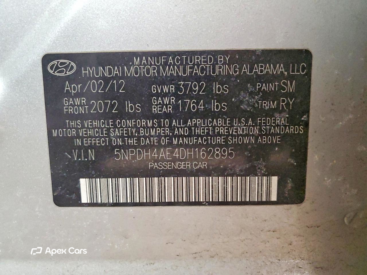 Hyundai Elantra 2013