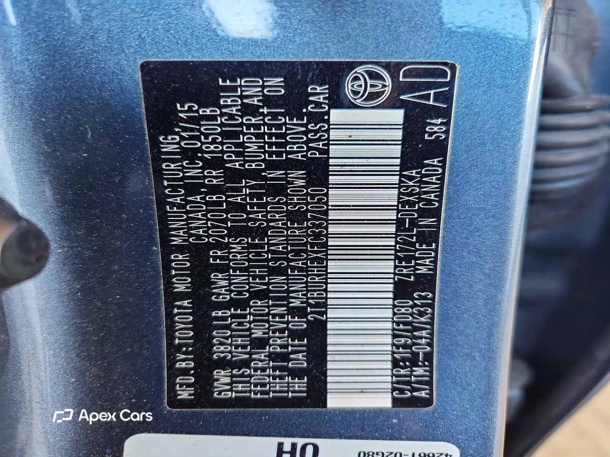Toyota Corolla 2015