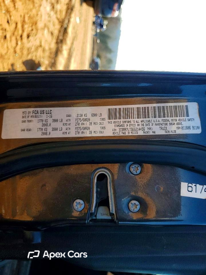 RAM 1500 2016