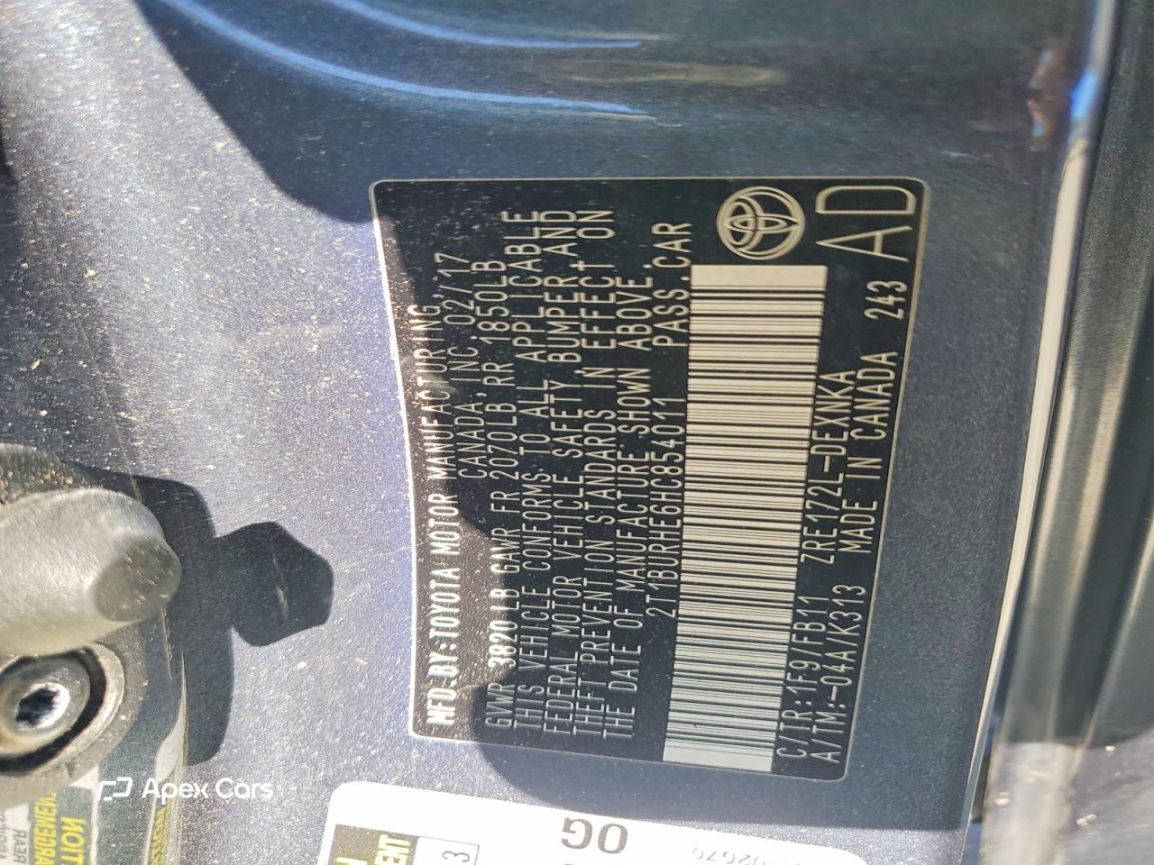 Toyota Corolla 2017