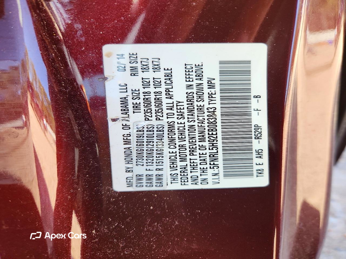 Honda Odyssey 2014