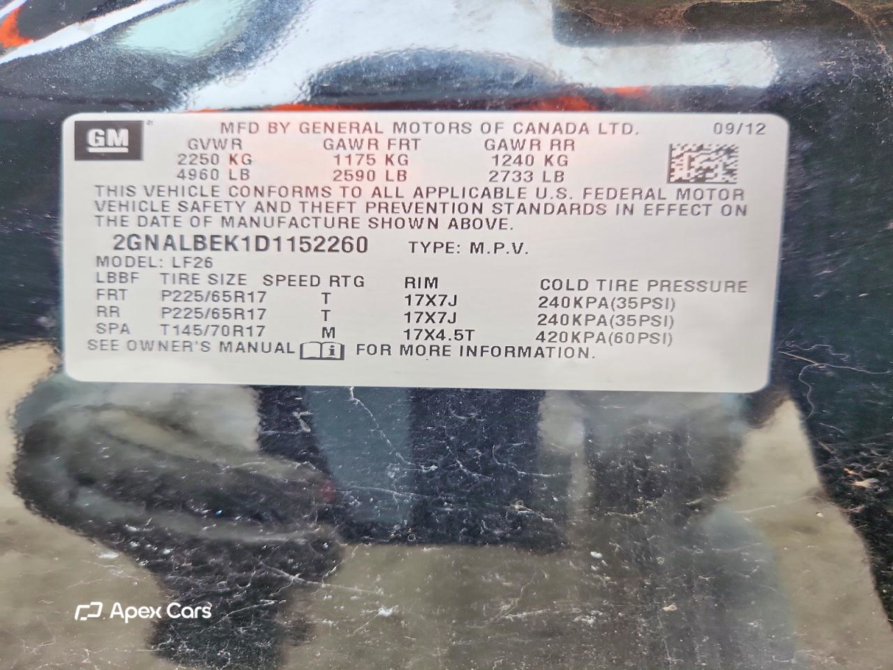 Chevrolet Equinox 2013