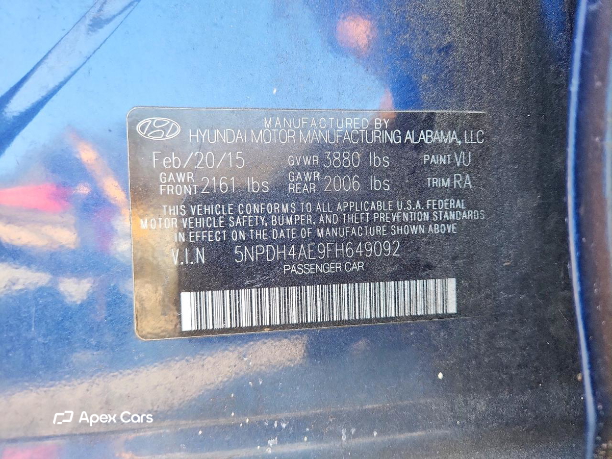 Hyundai Elantra 2015