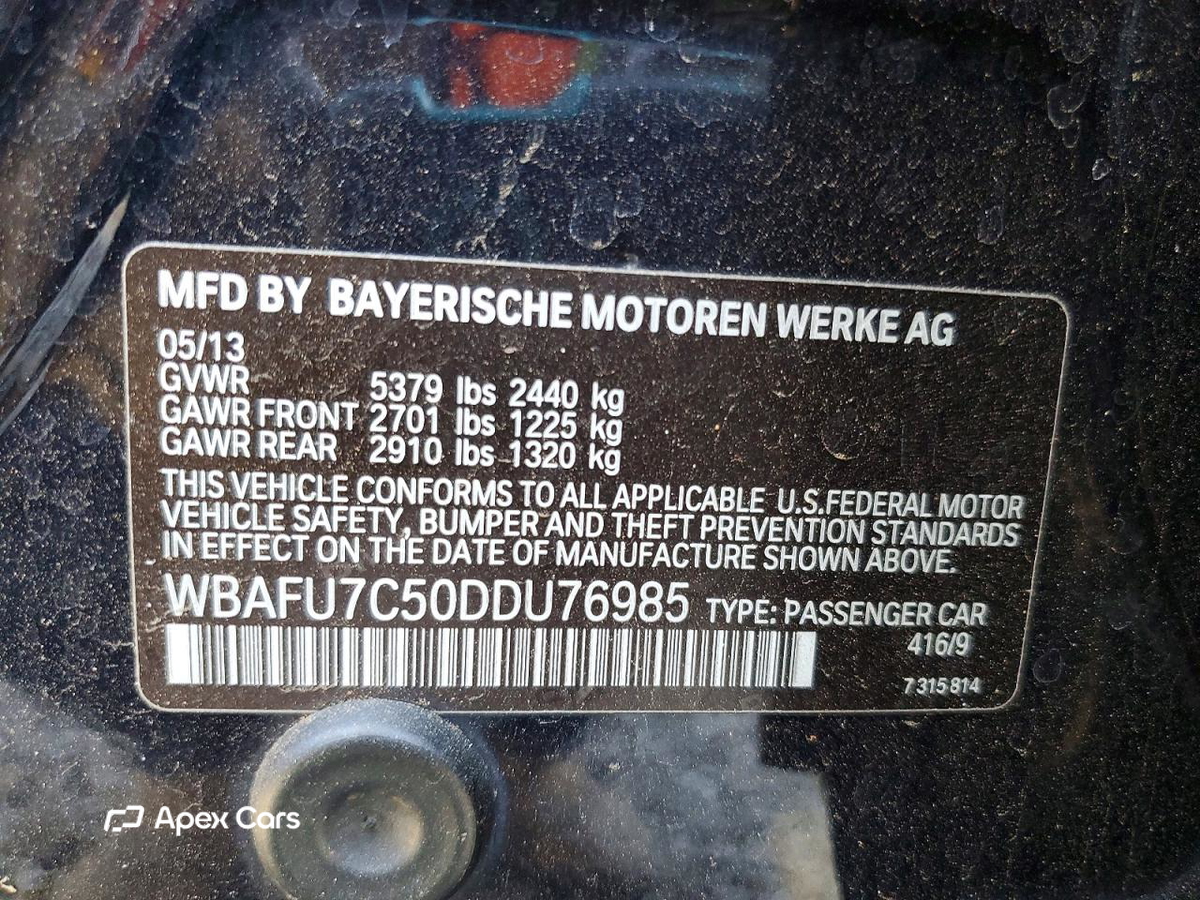 BMW Series 5 2013