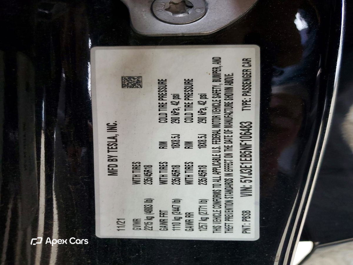 Tesla Model 3 2022