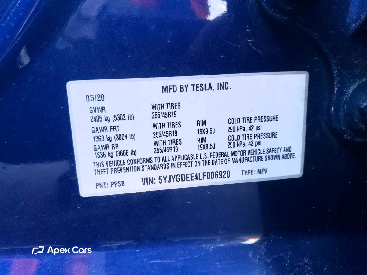 Tesla Model Y 2020