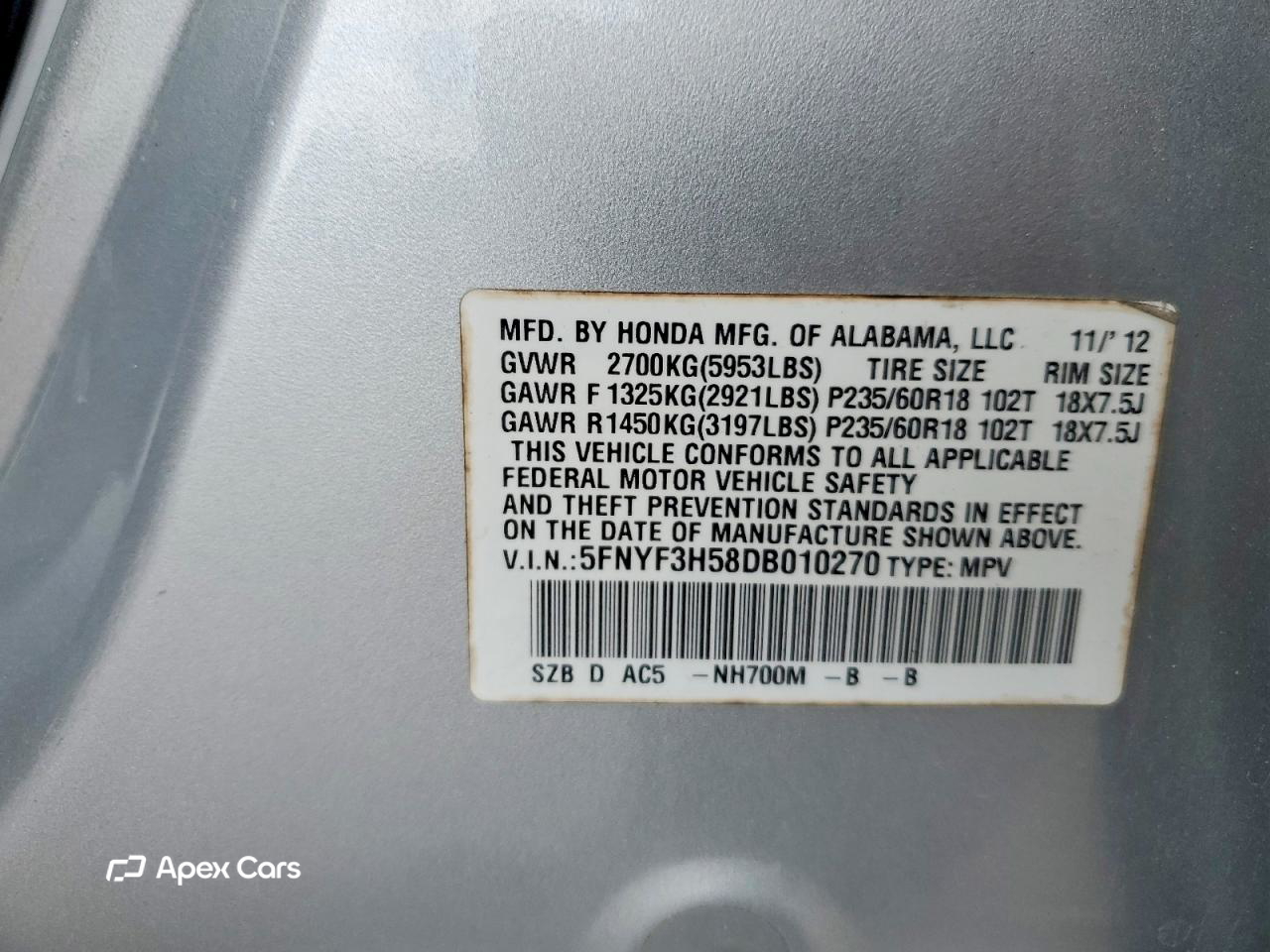 Honda Pilot 2013