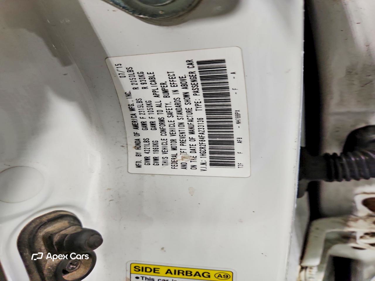 Honda Accord 2015