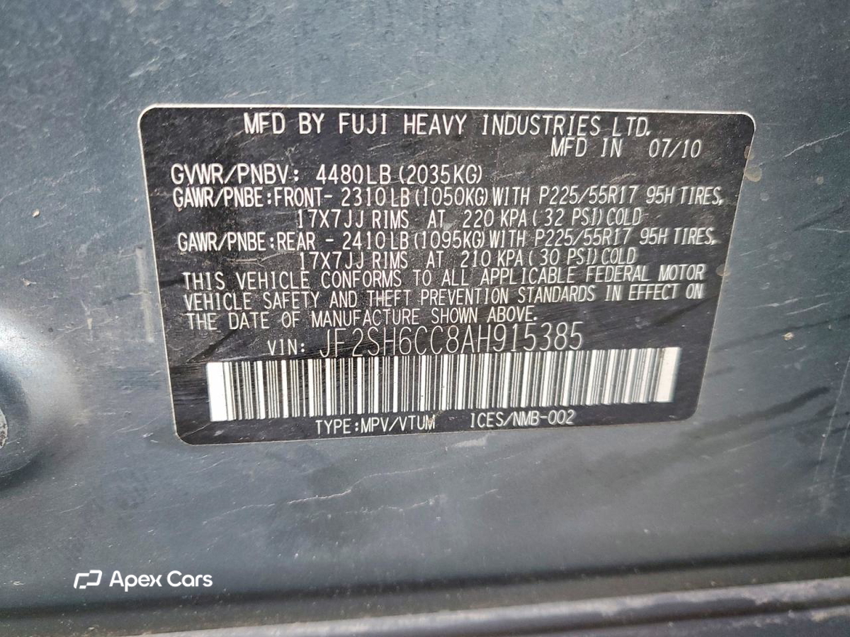 Subaru Forester 2010