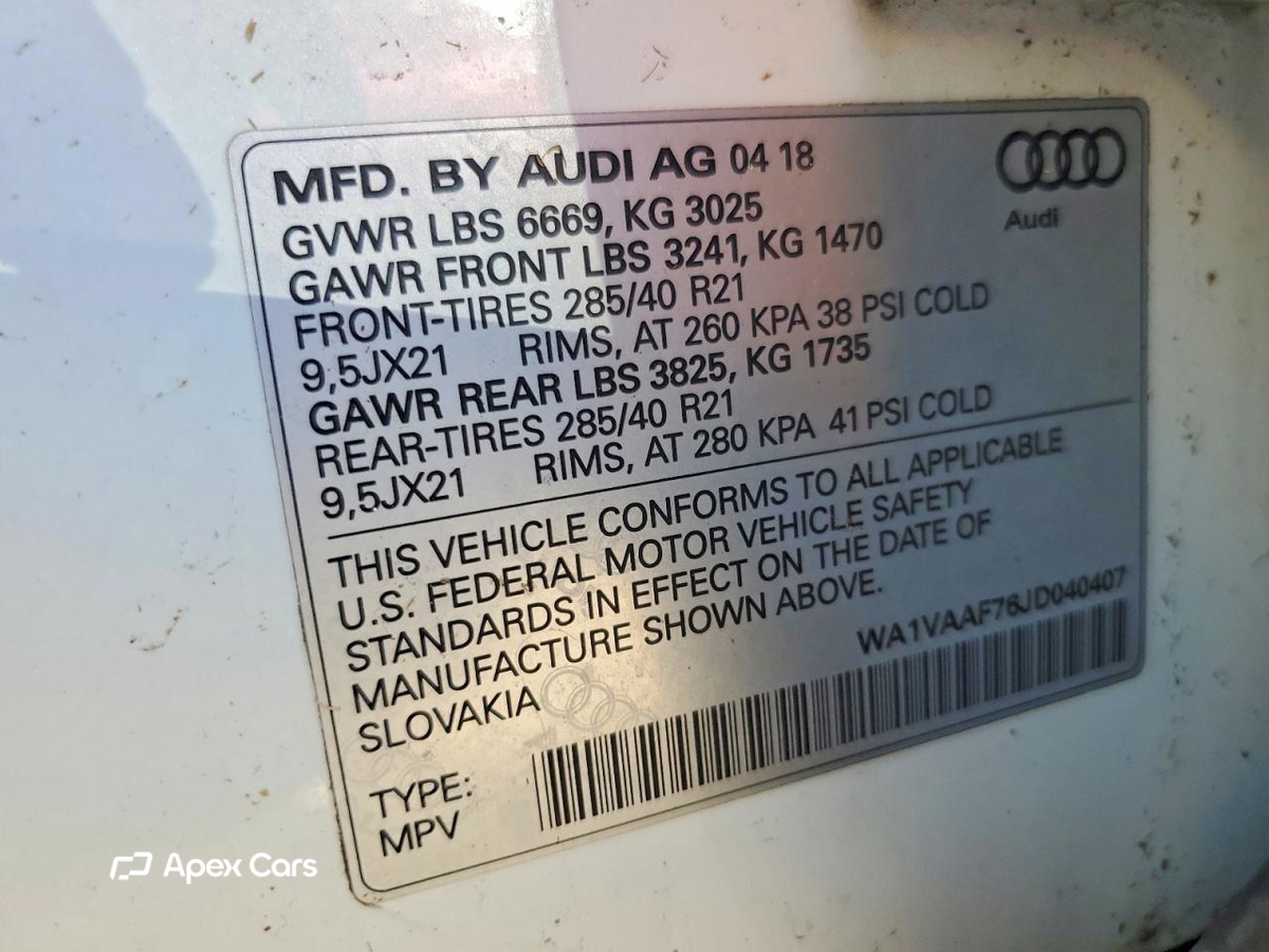 Audi Q7 2018