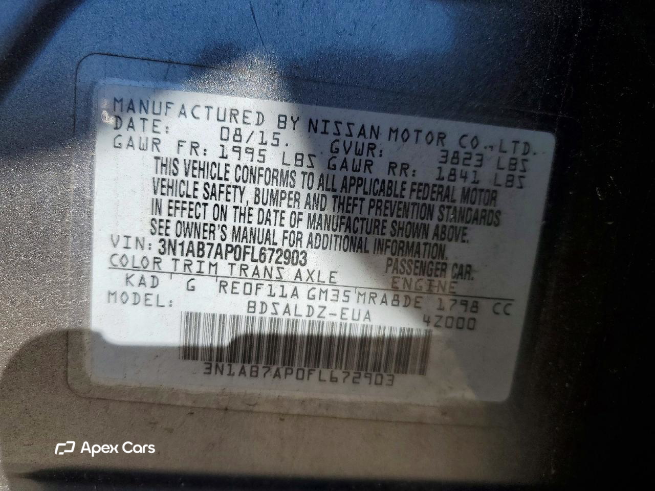 Nissan Sentra 2015