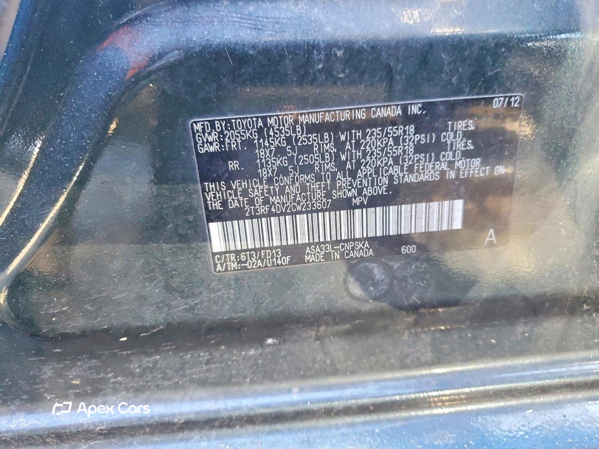 Toyota RAV 4 2012