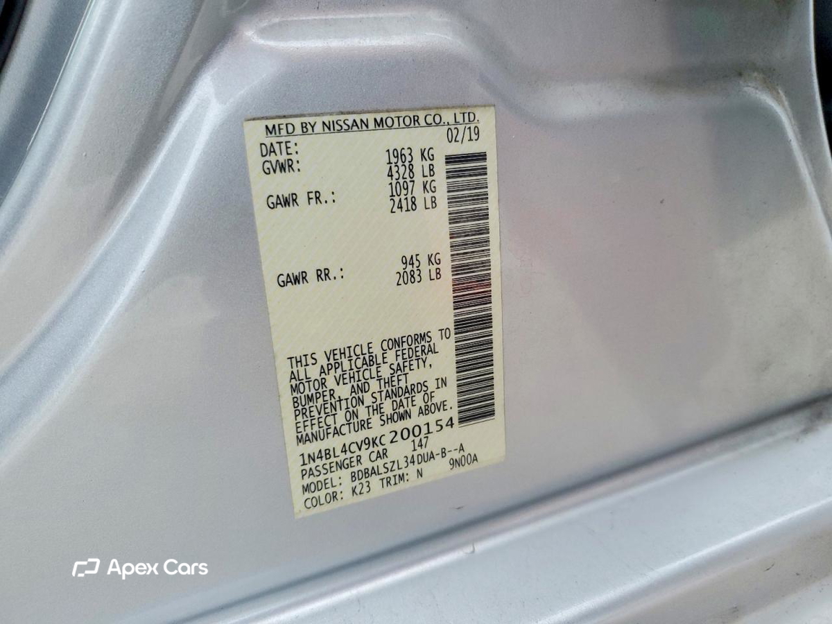 Nissan Altima 2019