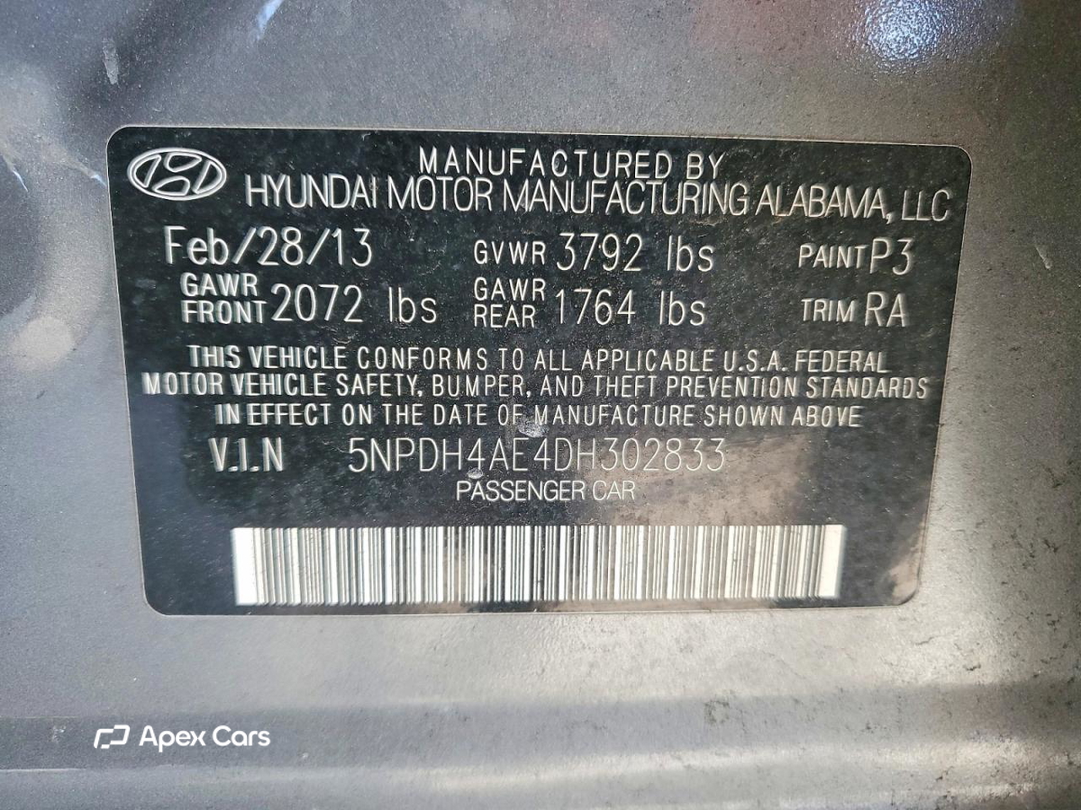 Hyundai Elantra 2013