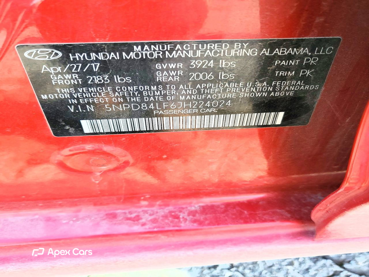 Hyundai Elantra 2018