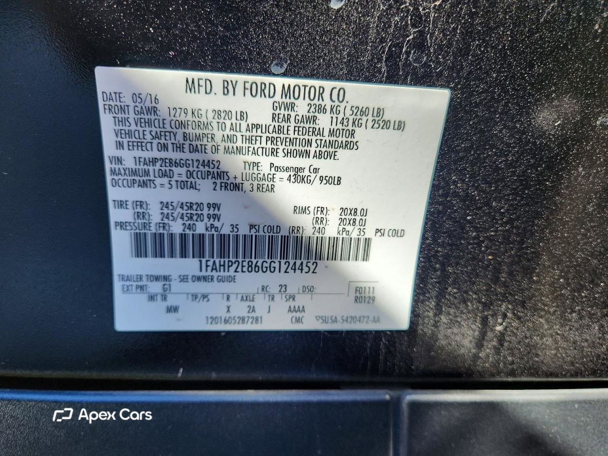 Ford Taurus 2016
