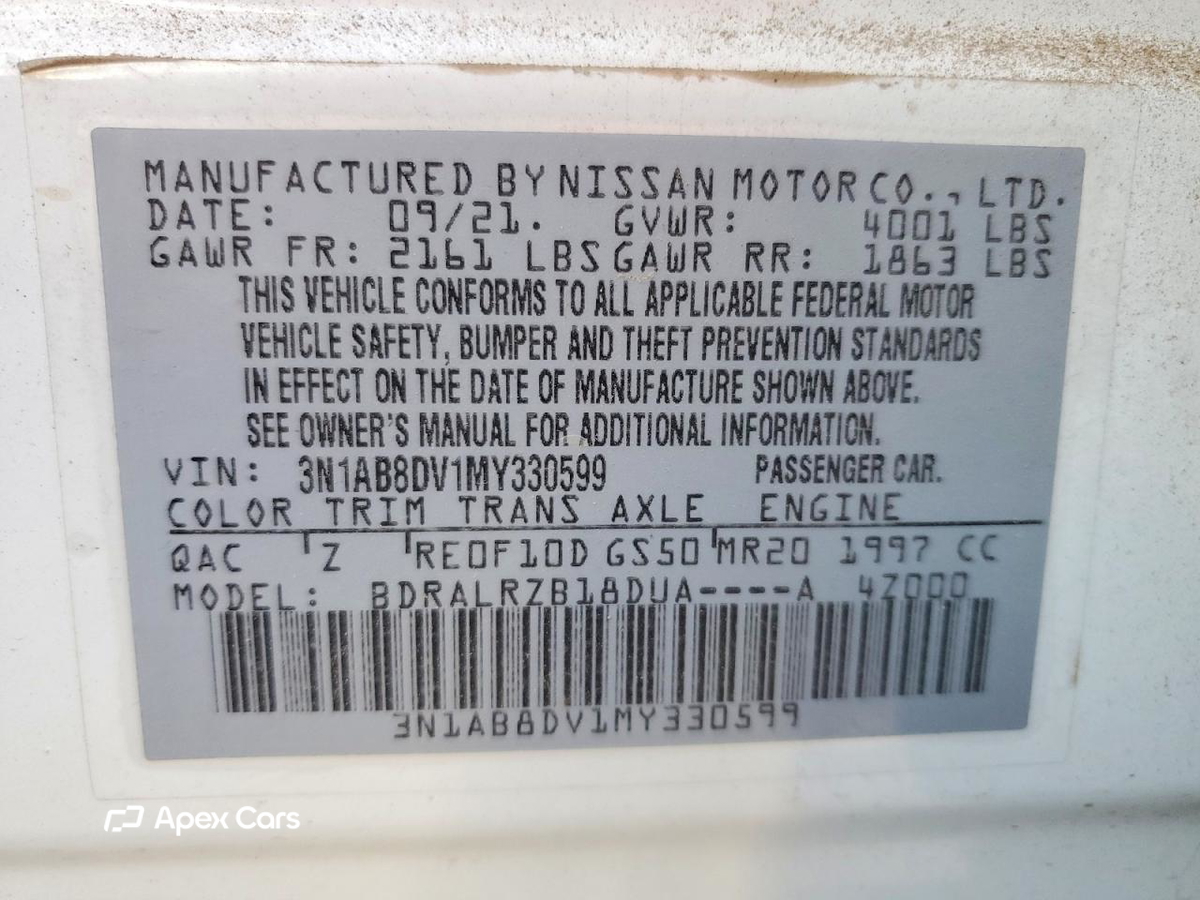 Nissan Sentra 2021