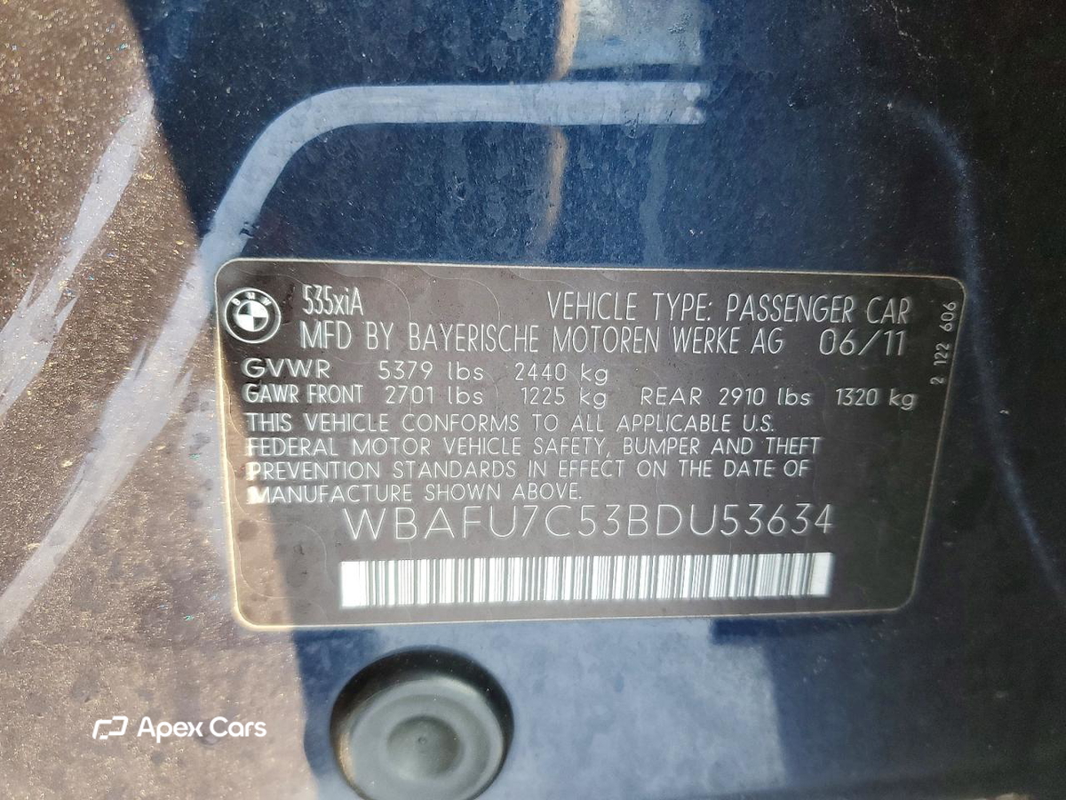 BMW Series 5 2011