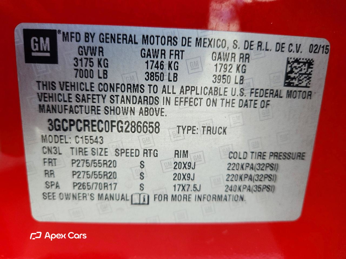 Chevrolet Silverado 2015