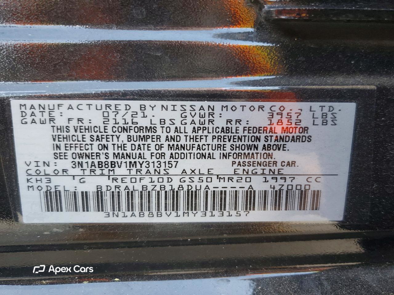 Nissan Sentra 2021