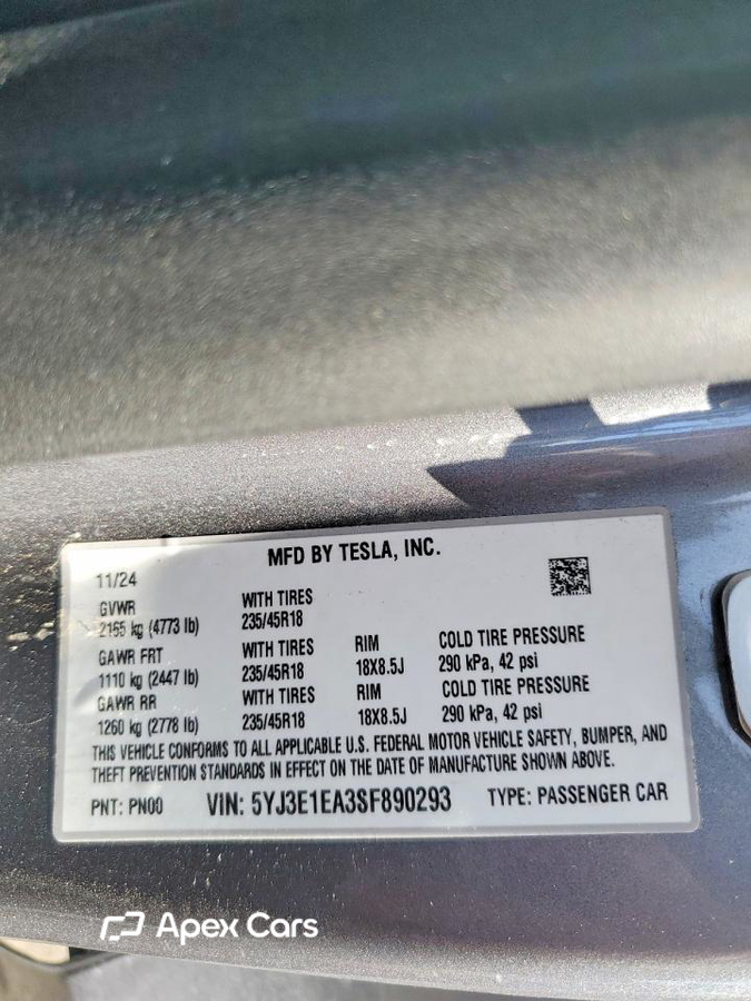 Tesla Model 3 2025