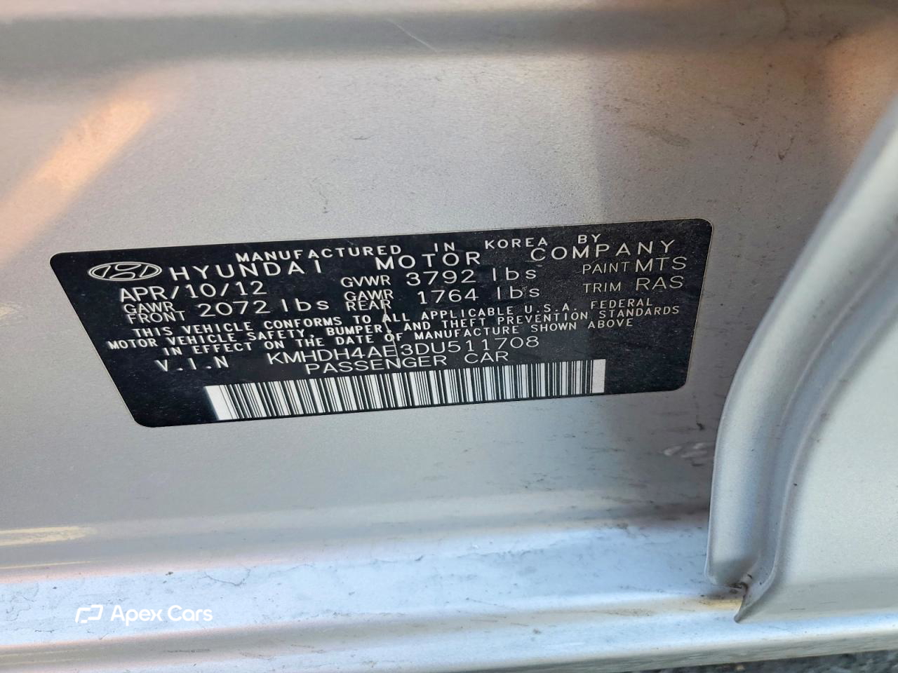 Hyundai Elantra 2013