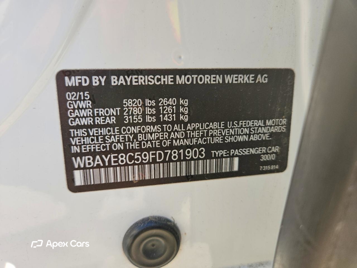 BMW Series 7 2015