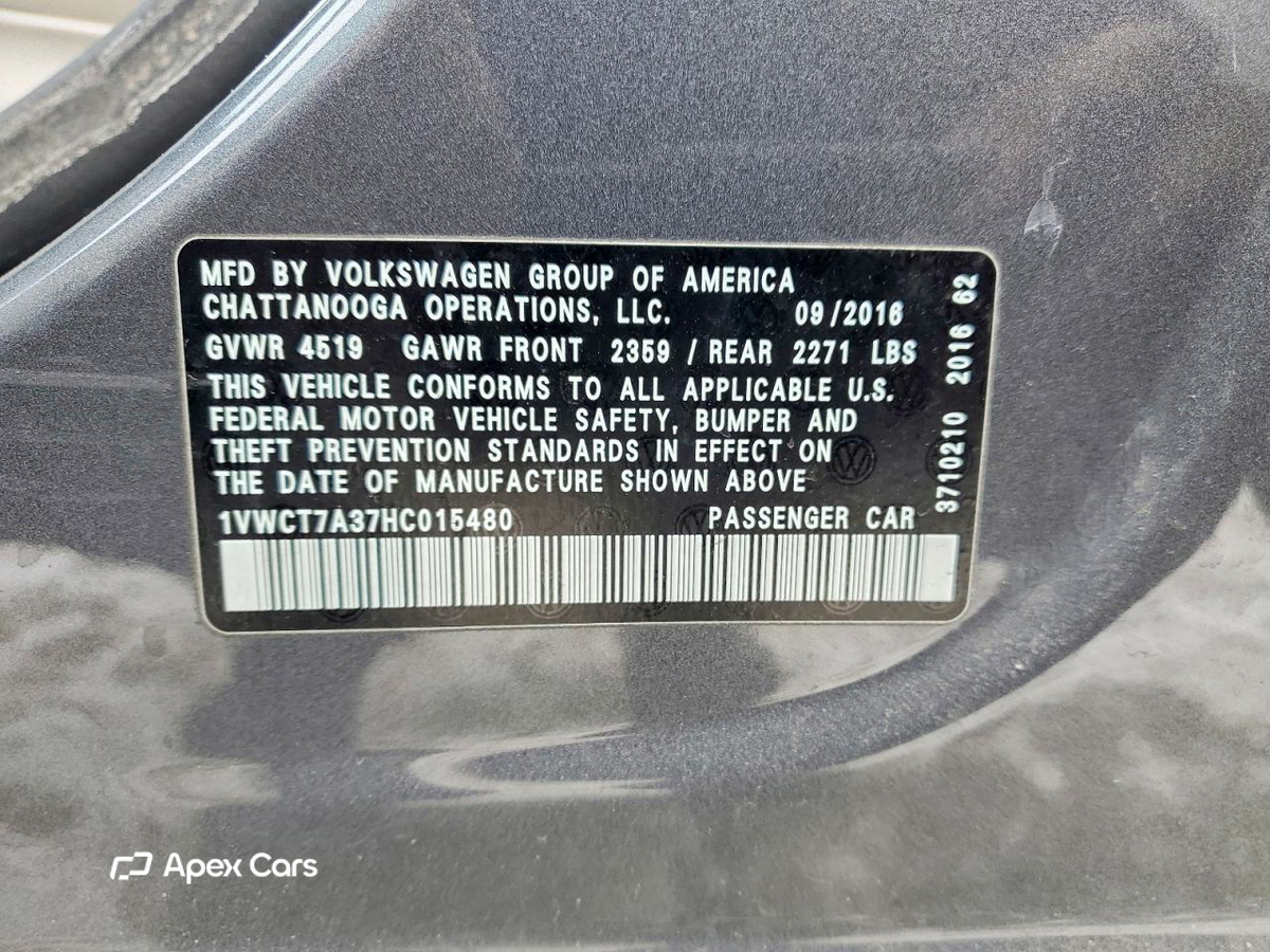 Volkswagen Passat 2017