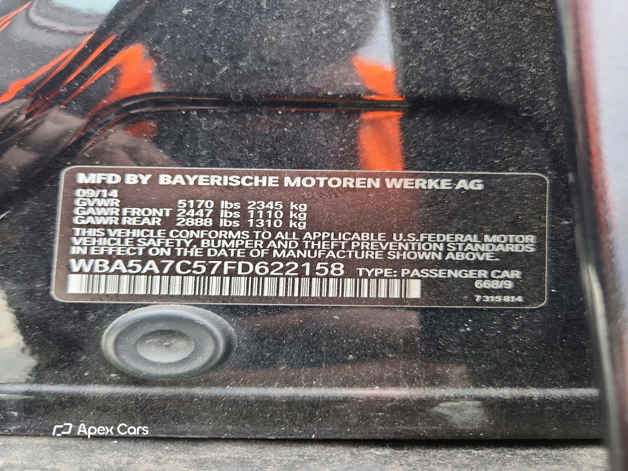 BMW Series 5 2015