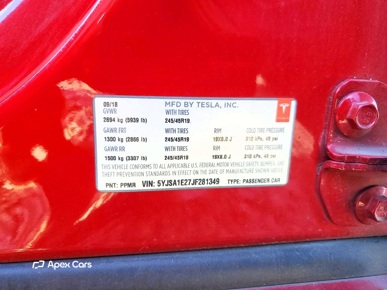 Tesla Model S 2018