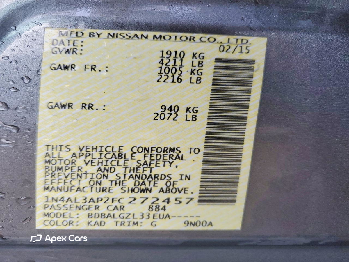 Nissan Altima 2015