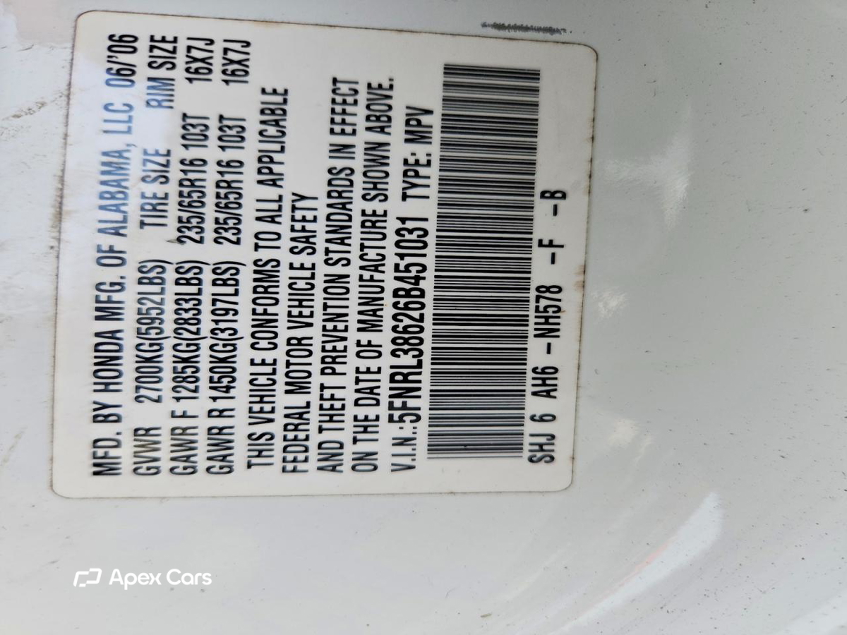 Honda Odyssey 2006